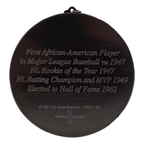 Hallmark Keepsake Ornament Jackie Robinson Baseball Heroes Collector Series - Picture 7 of 9